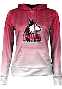 ProSphere Northern Illinois Huskies Womens Red Zoom Hooded Sweatshirt