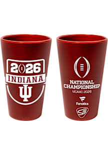 Indiana Hoosiers 2026 National Championship Silicone Pint Glass - Red