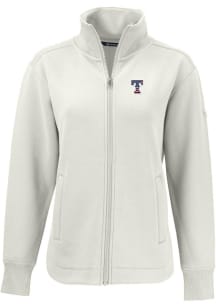 Cutter and Buck Texas Rangers Womens White Stars and Stripes Roam Light Weight Jacket