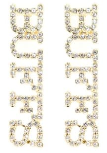 Colorado Buffaloes Pave Rhinestone Stud Womens Earrings