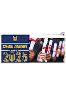 North Carolina A&T State University Class of 2025 unique photo frame Picture Frame - Blue
