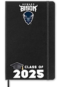 Howard Bison Class of 25 team logo Notebook and Folder - Black