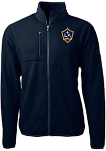 Cutter and Buck LA Galaxy Mens Navy Blue Cascade Sherpa Big and Tall Light Weight Jacket