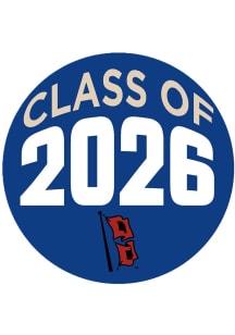 Navy Blue Tulsa Golden Hurricane 3&quot; Class of 2026 Button