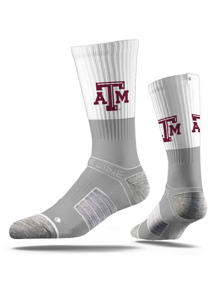 Mens Strideline Ast Texas A&M Aggies Tropical Premium Full Sub Socks