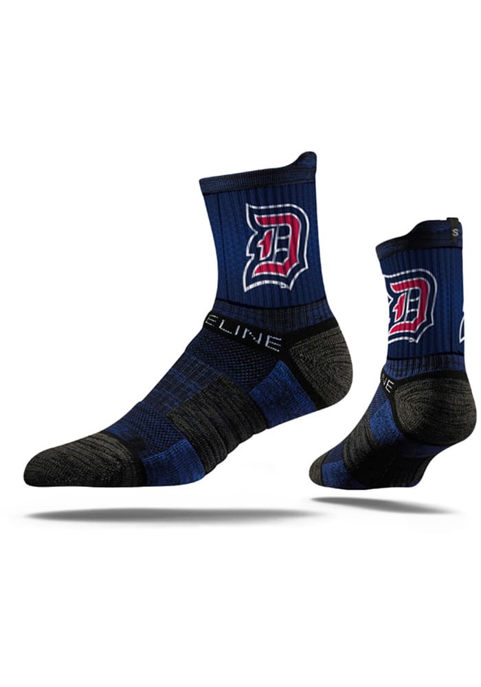 Duquesne Dukes Team Logo Mens Quarter Socks