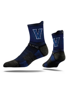Villanova Wildcats Team Logo Mens Quarter Socks