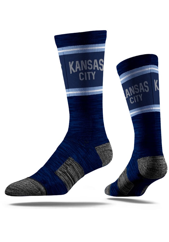 Kansas City Strideline Lenon Vivicolor Mens Crew Socks