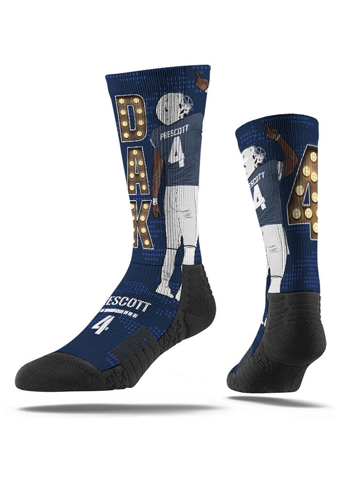 Nfl Dallas Cowboys Premium Full Sub Socks - Dak Prescott : Target