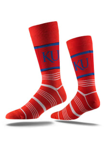 Kansas Jayhawks Performance Mens Dress Socks