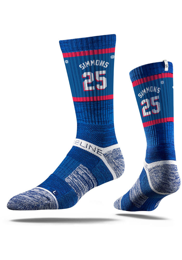 Ben Simmons Philadelphia 76ers Sherzy Mens Crew Socks