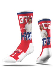 Bryce Harper Philadelphia Phillies Stud Mens Crew Socks