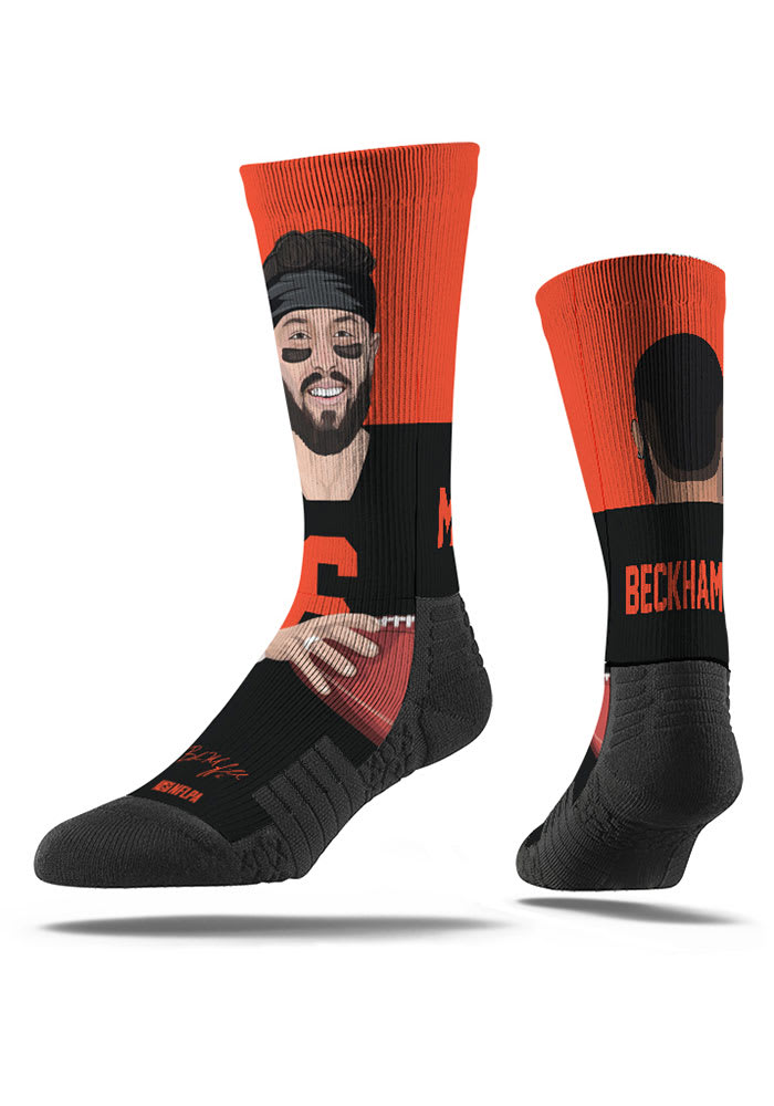 Cleveland Browns Strideline Buddies Mens Crew Socks