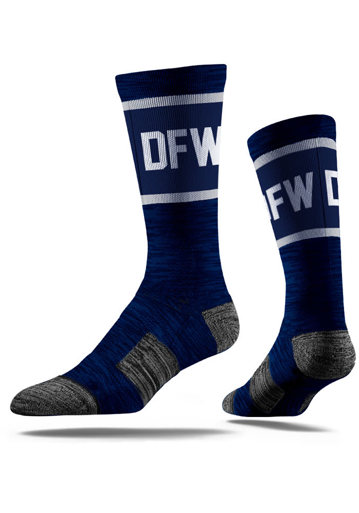 Dallas Ft Worth Strideline DFW Mens Crew Socks