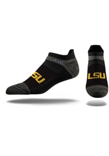 Strideline LSU Tigers Team Logo Mens No Show Socks