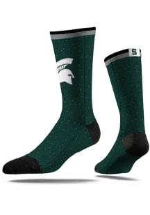 Michigan State Spartans Speckle Mens Dress Socks