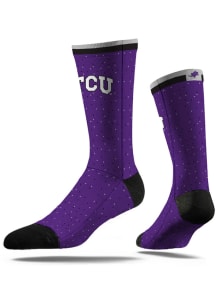TCU Horned Frogs Speckle Mens Dress Socks