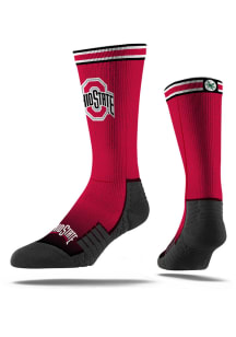 Ohio State Buckeyes Strideline Speckle Mens Crew Socks