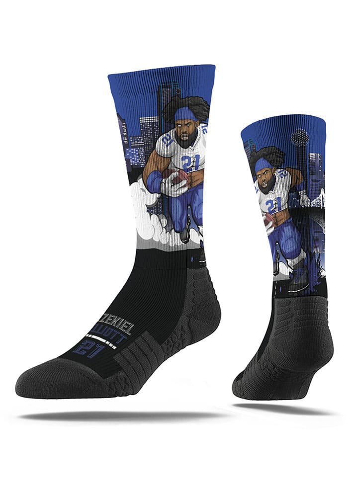 Dallas Cowboys Ezekiel Elliott City Star Socks