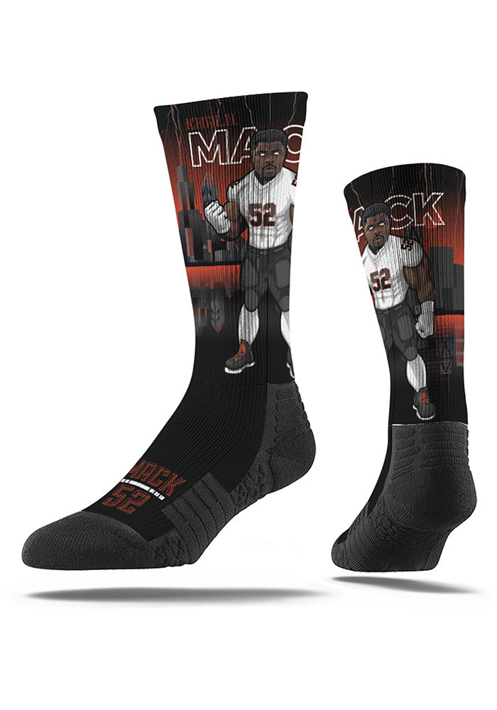 Khalil Mack Chicago Bears Super Hero Mens Crew Socks