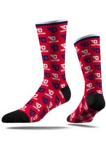 Dayton Flyers Step and Repeat Mens Dress Socks