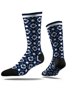 Repeat Penn State Nittany Lions Mens Argyle Socks - Navy Blue