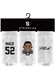 Khalil Mack Strideline Chicago Bears 3PK Baby Quarter Socks