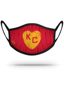 Strideline Kansas City Monarchs Yellow Heart Fan Mask