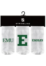 Strideline Eastern Michigan Eagles 3PK Baby Quarter Socks