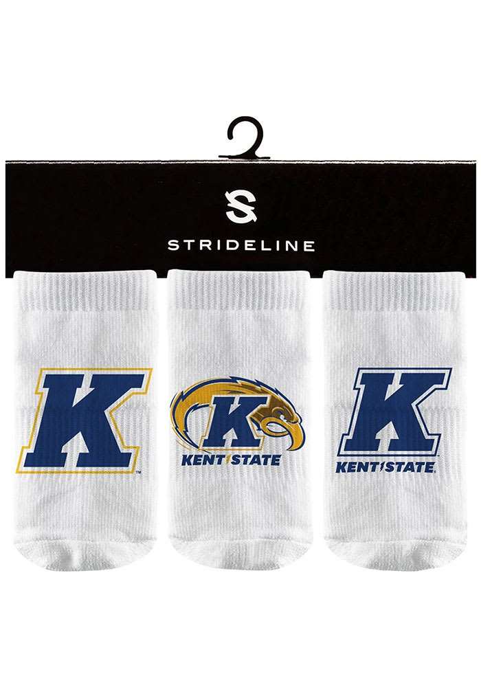Strideline Kent State Golden Flashes 3PK Baby Quarter Socks