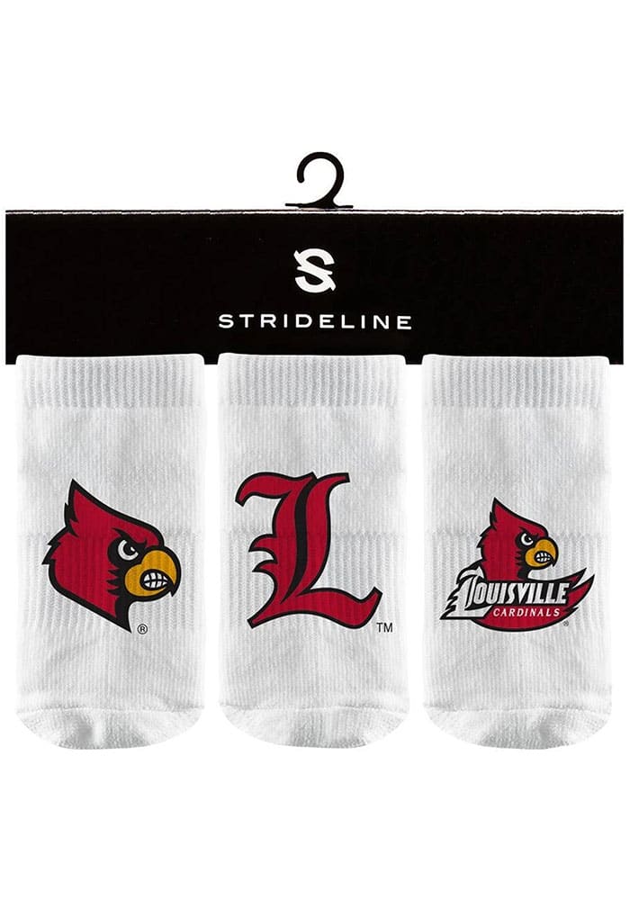 Louisville Cardinals NCAA Strideline Authentic Crew Socks