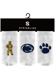 Strideline Penn State Nittany Lions 3PK Baby Quarter Socks