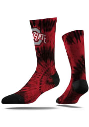 Ohio State Buckeyes Strideline Tie Dye Mens Crew Socks
