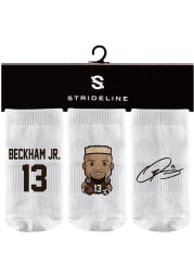 Odell Beckham Jr Strideline Cleveland Browns 3PK Baby Quarter Socks