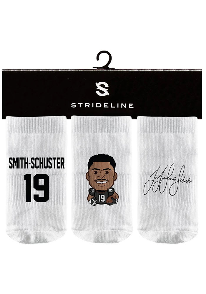 JuJu Smith-Schuster Strideline Pittsburgh Steelers 3PK Baby Quarter Socks