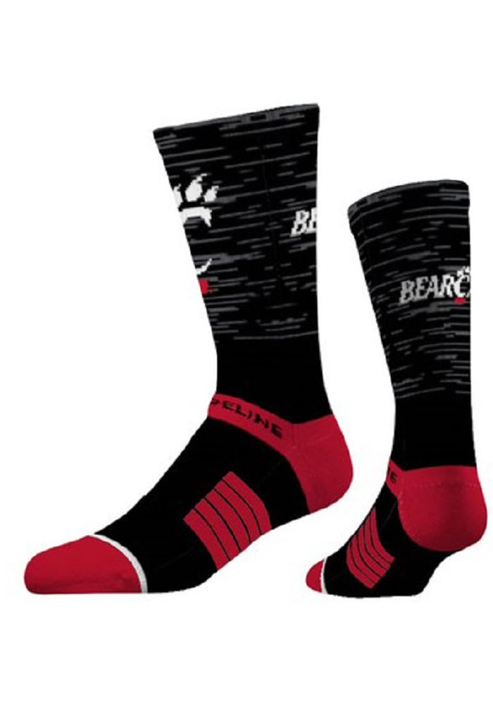 Cincinnati Bearcats Strideline Colorblock Mens Crew Socks