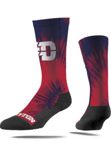 Dayton Flyers Strideline Tie Dye Mens Crew Socks