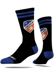 FC Cincinnati Strideline Primary Logo Mens Crew Socks