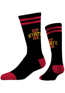 Iowa State Cyclones Strideline Fashion Logo Mens Crew Socks