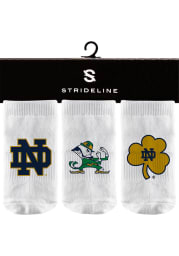 Strideline Notre Dame Fighting Irish 3 Pack Baby Quarter Socks