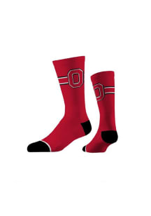 Ohio State Buckeyes Strideline Fashion Logo Mens Crew Socks - Red