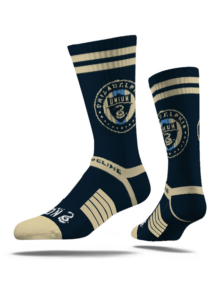 Philadelphia Union Strideline Fashion Logo Mens Crew Socks