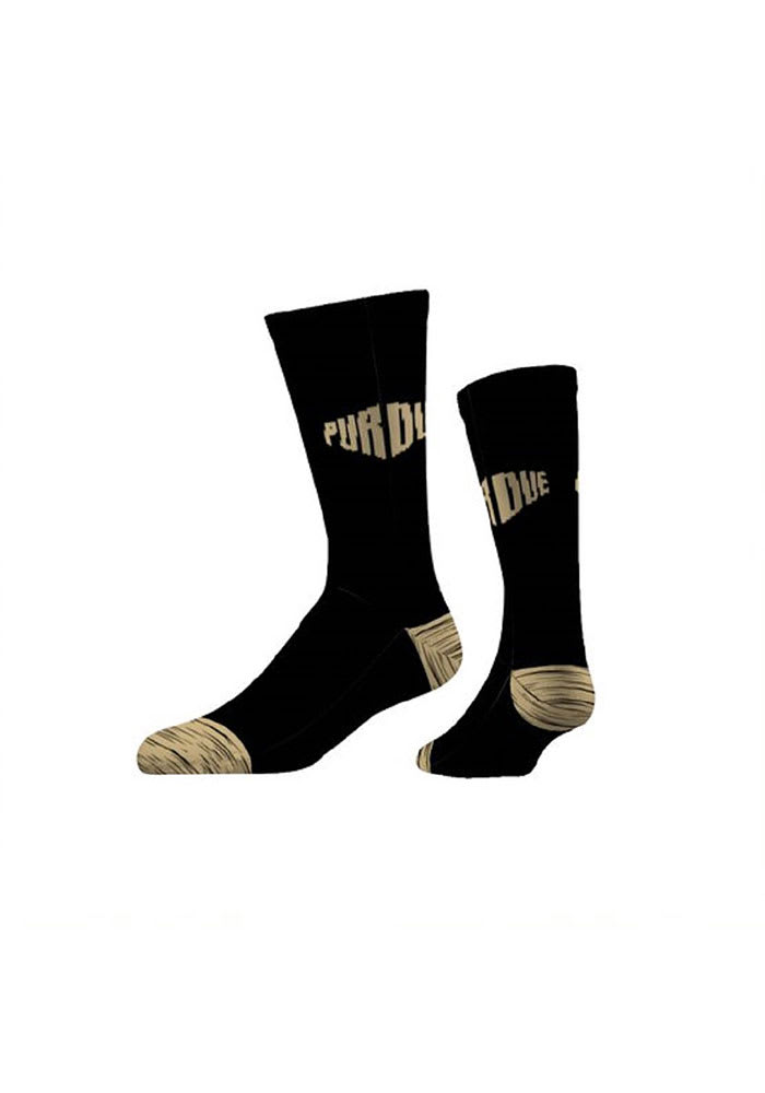 Purdue Boilermakers Strideline Fashion Logo Mens Crew Socks
