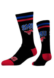 SMU Mustangs Strideline Fashion Logo Mens Crew Socks