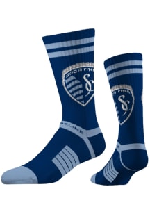 Sporting Kansas City Strideline Fashion Logo Mens Crew Socks