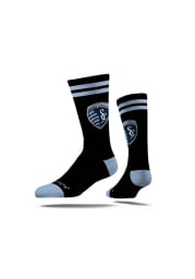 Sporting Kansas City Strideline Primary Logo Mens Crew Socks