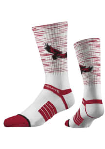 Saint Josephs Hawks Strideline Colorblock Premium Knit Mens Crew Socks