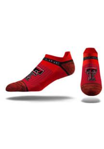 Strideline Texas Tech Red Raiders Primary Logo Mens No Show Socks