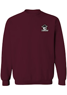 Vive La Fete New Mexico State Aggies Womens Crimson Impressions Crew Sweatshirt