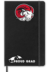 Winston-Salem State University Proud Grad team logo Notebook and Folder - Black